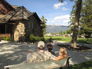 Ice cream by the Jasper Visitor Center