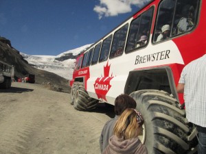 Our bus had big wheels!