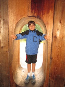 There was only one small door in South East culture house.  They wanted to see who was entering.  