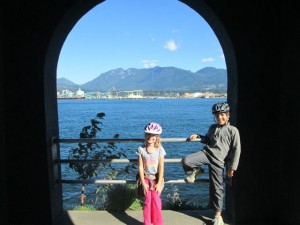 Looking out toward North Vancouver across Coal Harbour