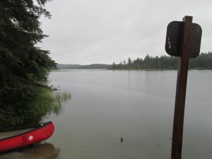 Canoe Lake 1(Yes, that is really the name of the lake) - This is the lake with started at. 