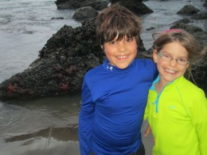 They love tide pooling! 