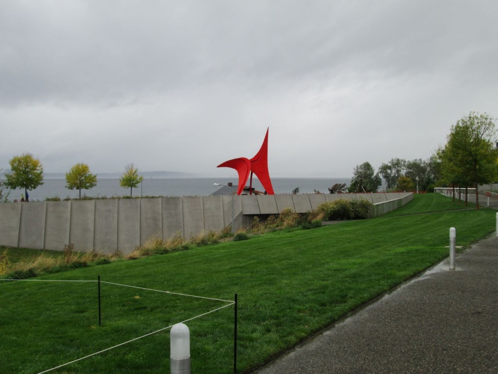 Seattle sculpture garden.  Free and we had the place virtually to ourselves.