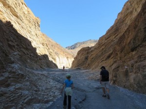 Headed up into Mosaic Canyon