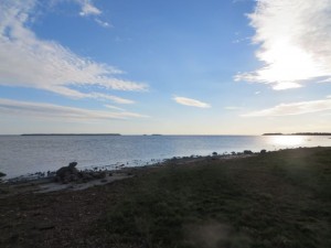 View of Florida Bay in the Evervglades-Flamingo.