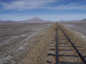 Tracks run to Chile