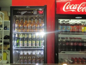 It is so weird that they sell beer at the food court at the mall.  